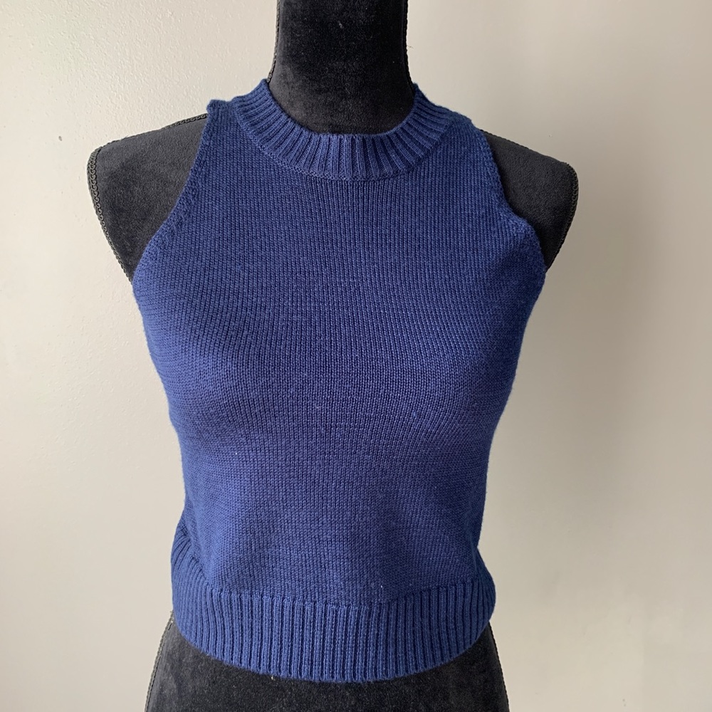 Cropped Sweater Tank